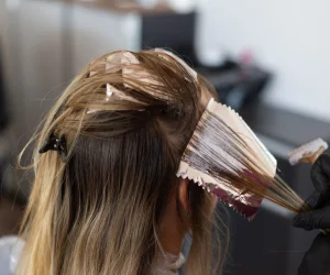 Stunning blonde balayage with dimensional highlights